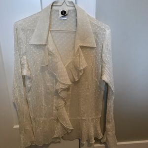 Sheer Ivory too with camisole